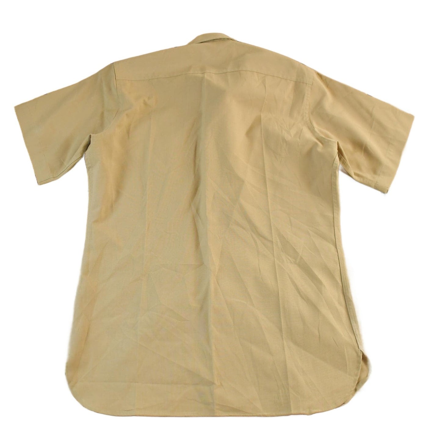 Vintage 1960s Great Northern Blank Button Up Military Shirt Men's Medium from propervintagecanada