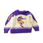 Vintage 1960s Hand-Knit Football Collegiate Cowichan Sweater Men's Large from propervintagecanada