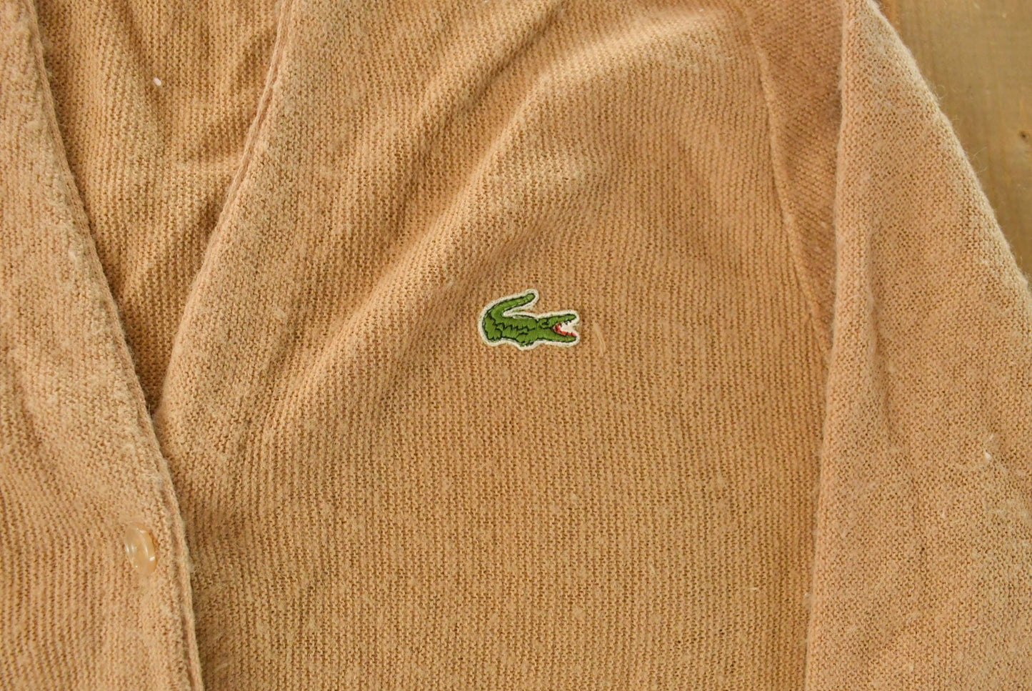 Vintage 1960s Haymaker Lacoste Knit Cardigan Sweater Women's Medium from propervintagecanada
