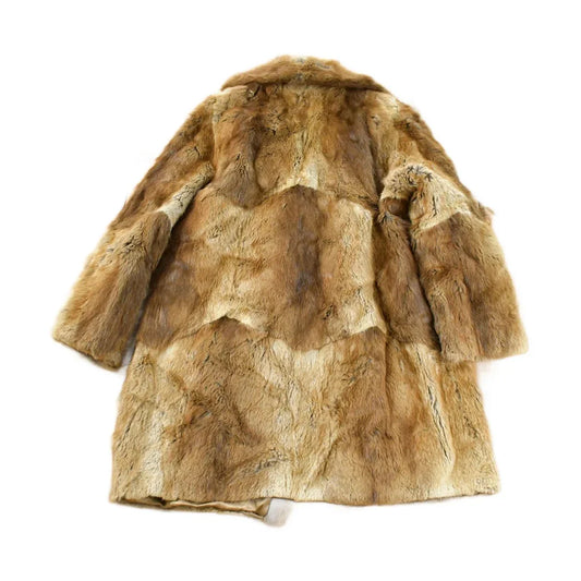 Vintage 1960s Henry Furs Rabbit Fur Full Length Coat Men's Small from propervintagecanada