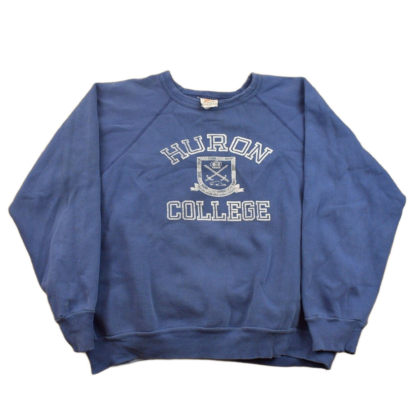 Vintage 1960s Huron College Collegiate Crewneck from propervintagecanada