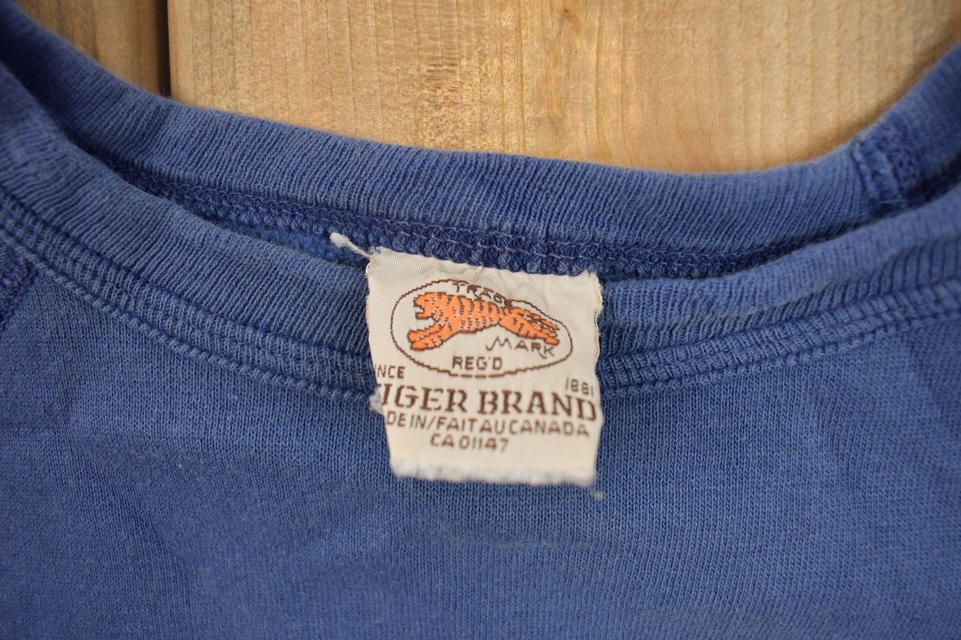 Vintage 1960s Huron College Collegiate Crewneck Made In Canada Sportswear Sweatshirt from propervintagecanada