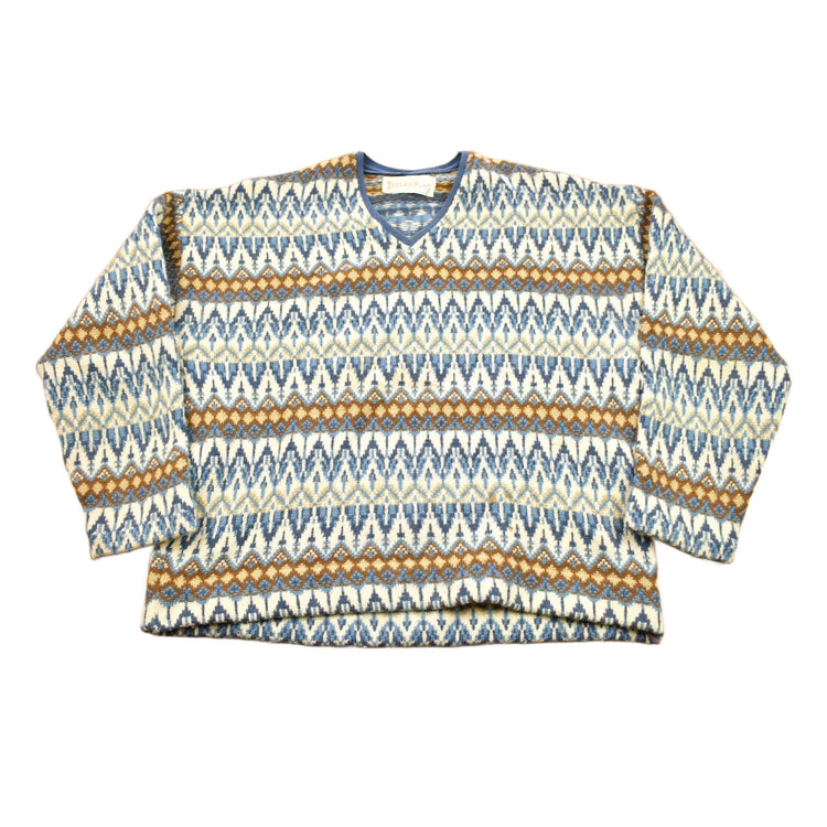 Vintage 1960s Icelandic Hand Knit Sweater Women's S from propervintagecanada