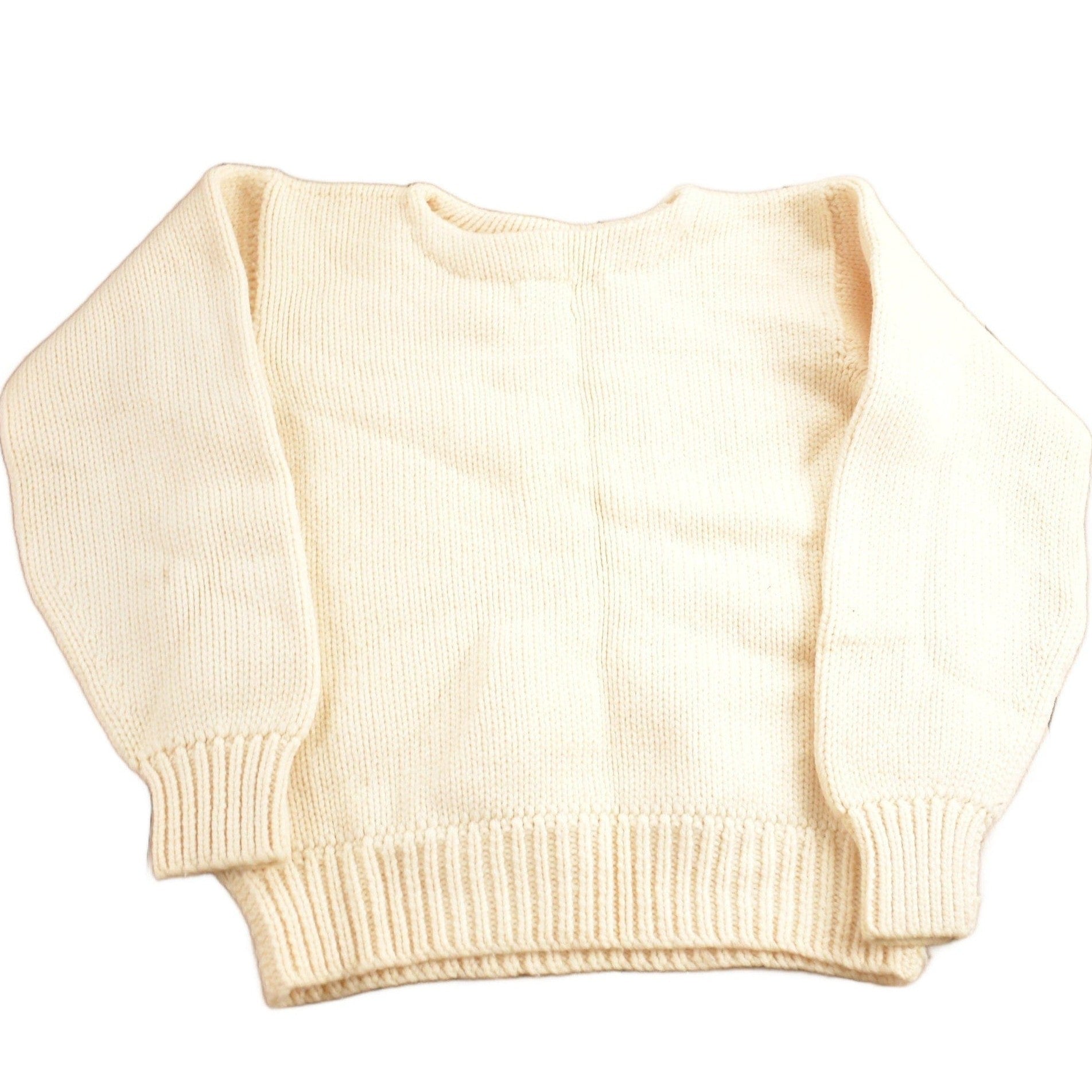 Vintage 1960s Indian Brand 100% Wool Knit Sweater Women's S from propervintagecanada
