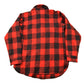 Vintage 1960s Johnson Wool Buffalo Plaid Hunting Togs Flannel Shirt Men's M from propervintagecanada