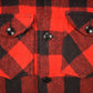 Vintage 1960s Johnson Wool Buffalo Plaid Hunting Togs Flannel Shirt Men's M from propervintagecanada