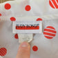 Vintage 1960s Judy Bond polka Dot Button Up Shirt Men's Large from propervintagecanada