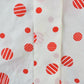 Vintage 1960s Judy Bond polka Dot Button Up Shirt Men's Large from propervintagecanada