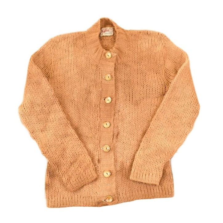 Vintage 1960s Jumblar Hand Shaped Wool Knit Cardigan Sweater Men's S from propervintagecanada