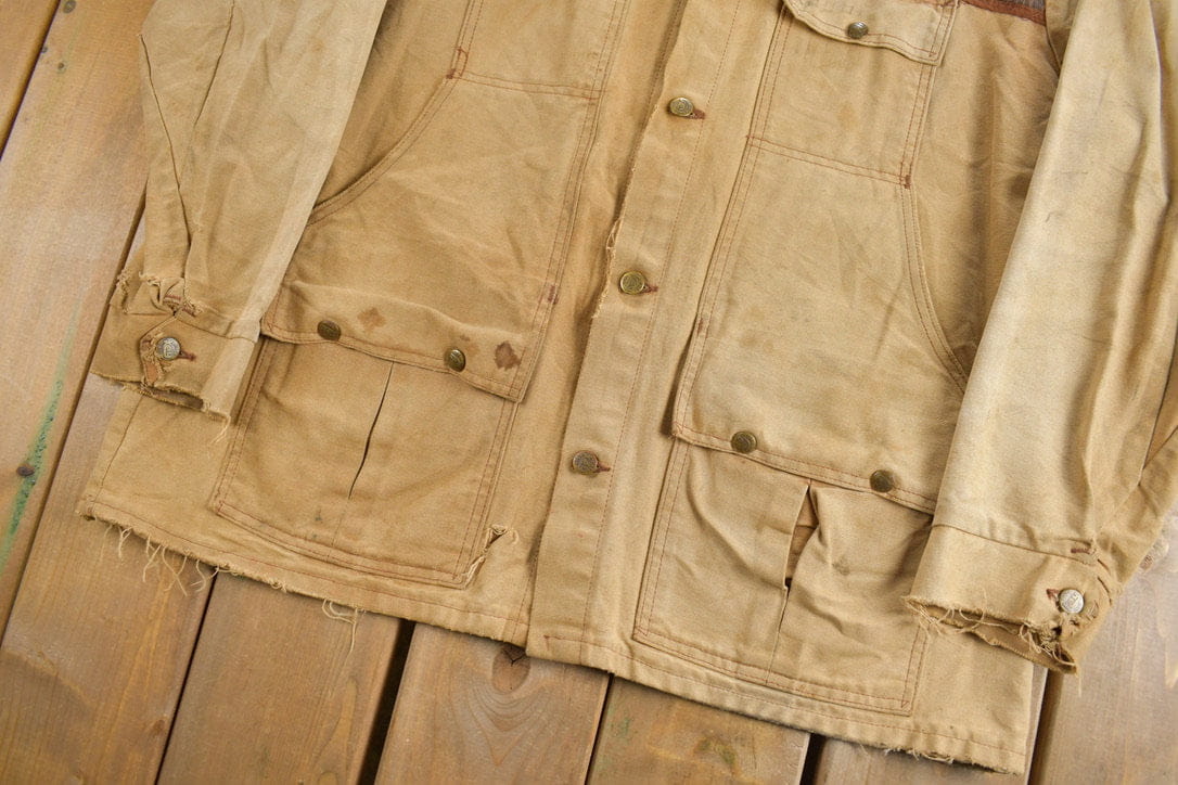 Vintage 1960s Key Imperial Canvas Hunting Jacket from propervintagecanada