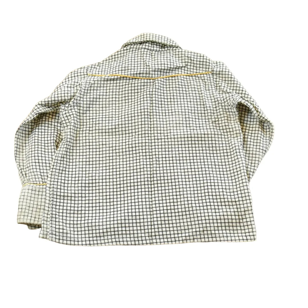 Vintage 1960s King Kole Gingham Check Button Up Western Shirt Youth 6 from propervintagecanada