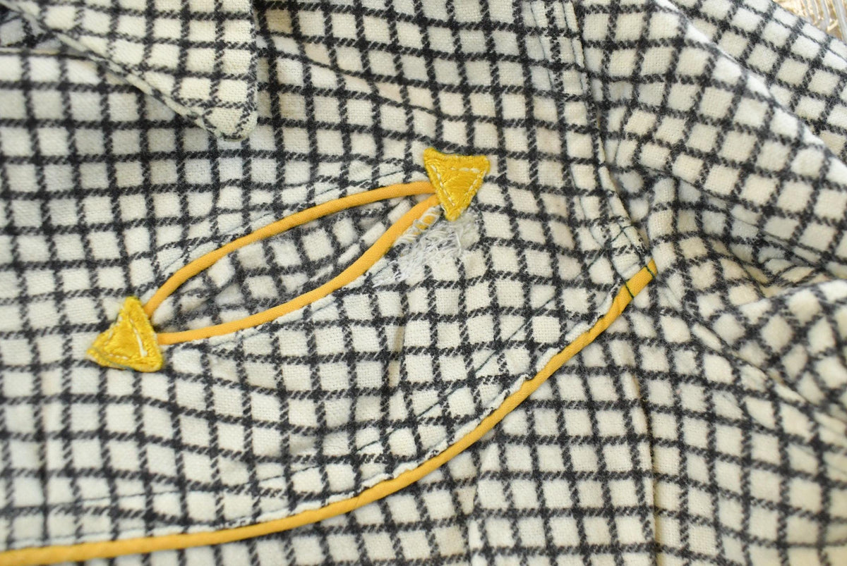 Vintage 1960s King Kole Gingham Check Button Up Western Shirt Youth 6 from propervintagecanada