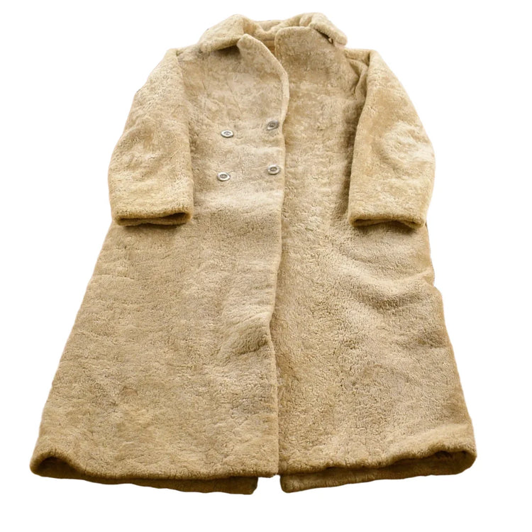 Vintage 1960s Lambs Fur Double Breasted Jacket from propervintagecanada