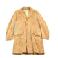 Vintage 1960s Leather Suede Western Style Button Up Long Jacket Men's S from propervintagecanada