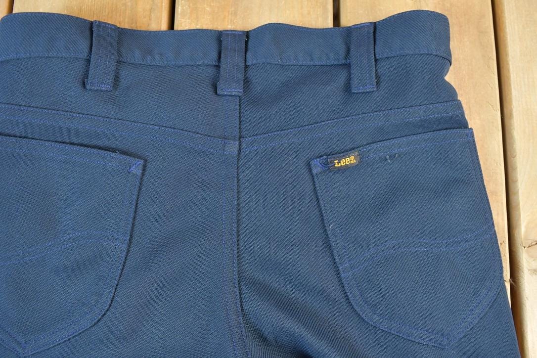 Vintage 1960s Lee Pleated Bell Bottom Pants Men's 28 x 30 from propervintagecanada