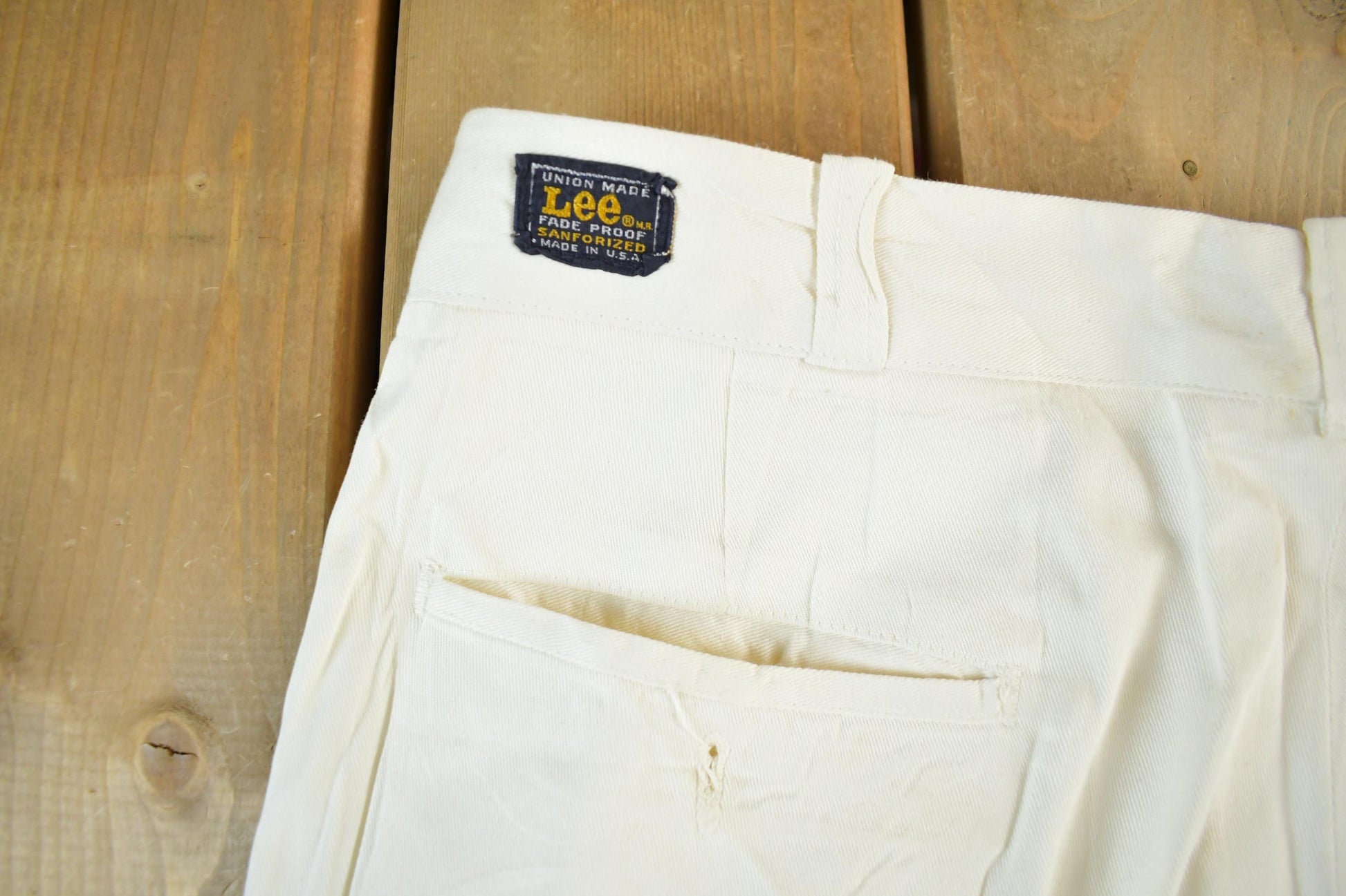 Vintage 1960s Lee Sanforized Pants Men's Medium 34 x 31 from propervintagecanada
