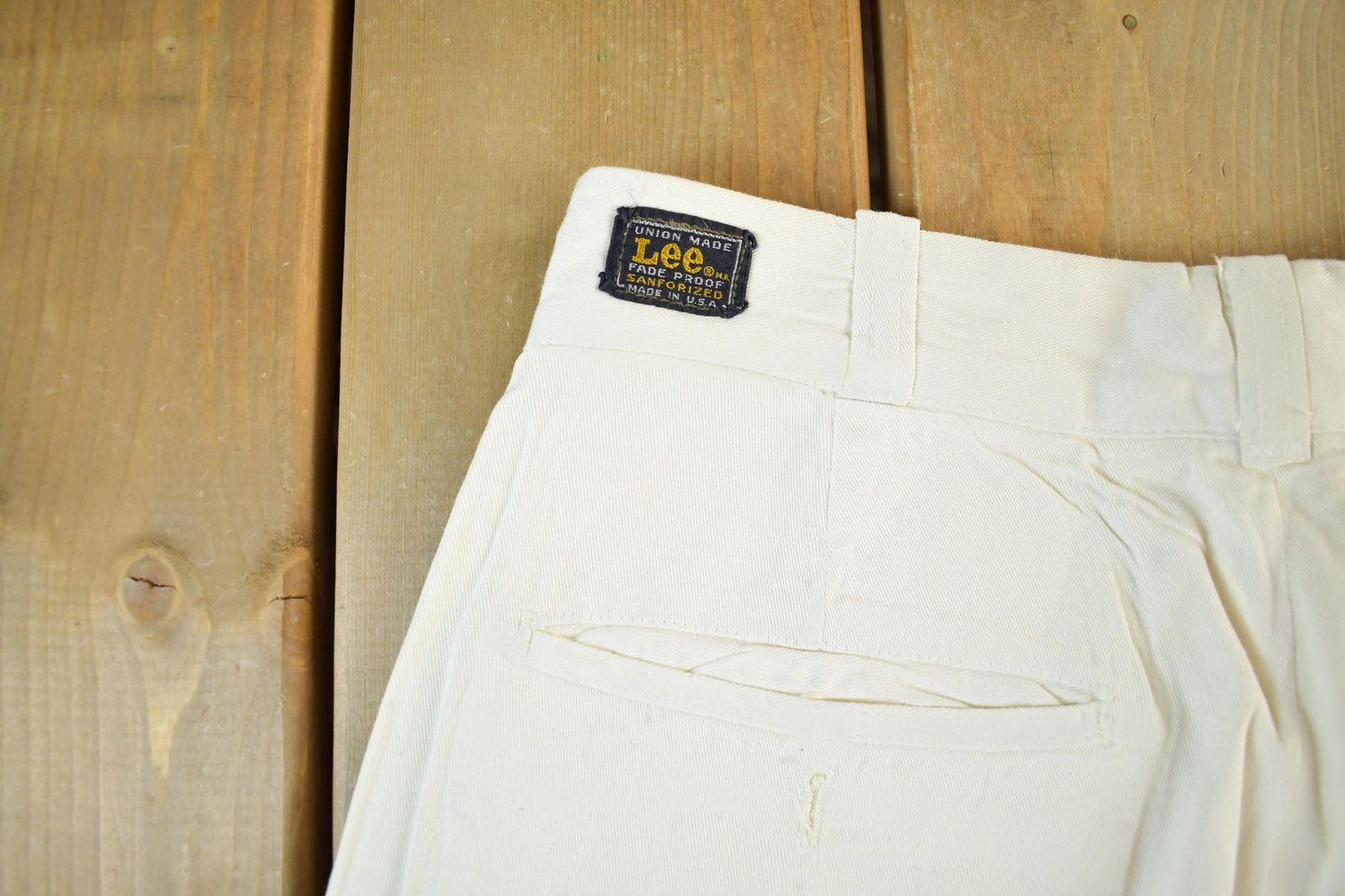 Vintage 1960s Lee Sanforized Pants Men's XS 27 x 30 from propervintagecanada