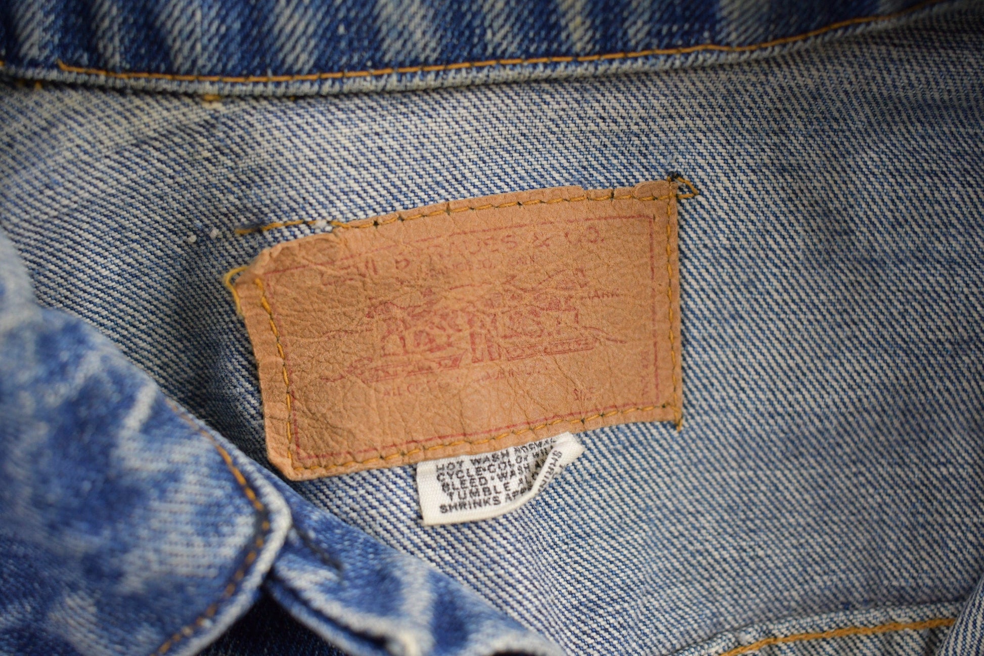 Vintage 1960s Levi���s Big E Denim Jean Jacket from propervintagecanada