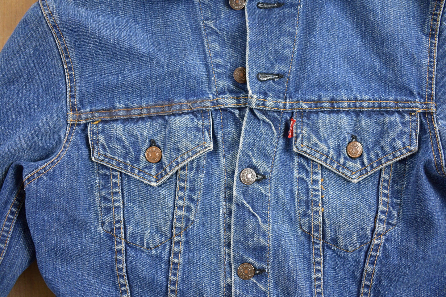 Vintage 1960s Levi���s Big E Denim Jean Jacket from propervintagecanada