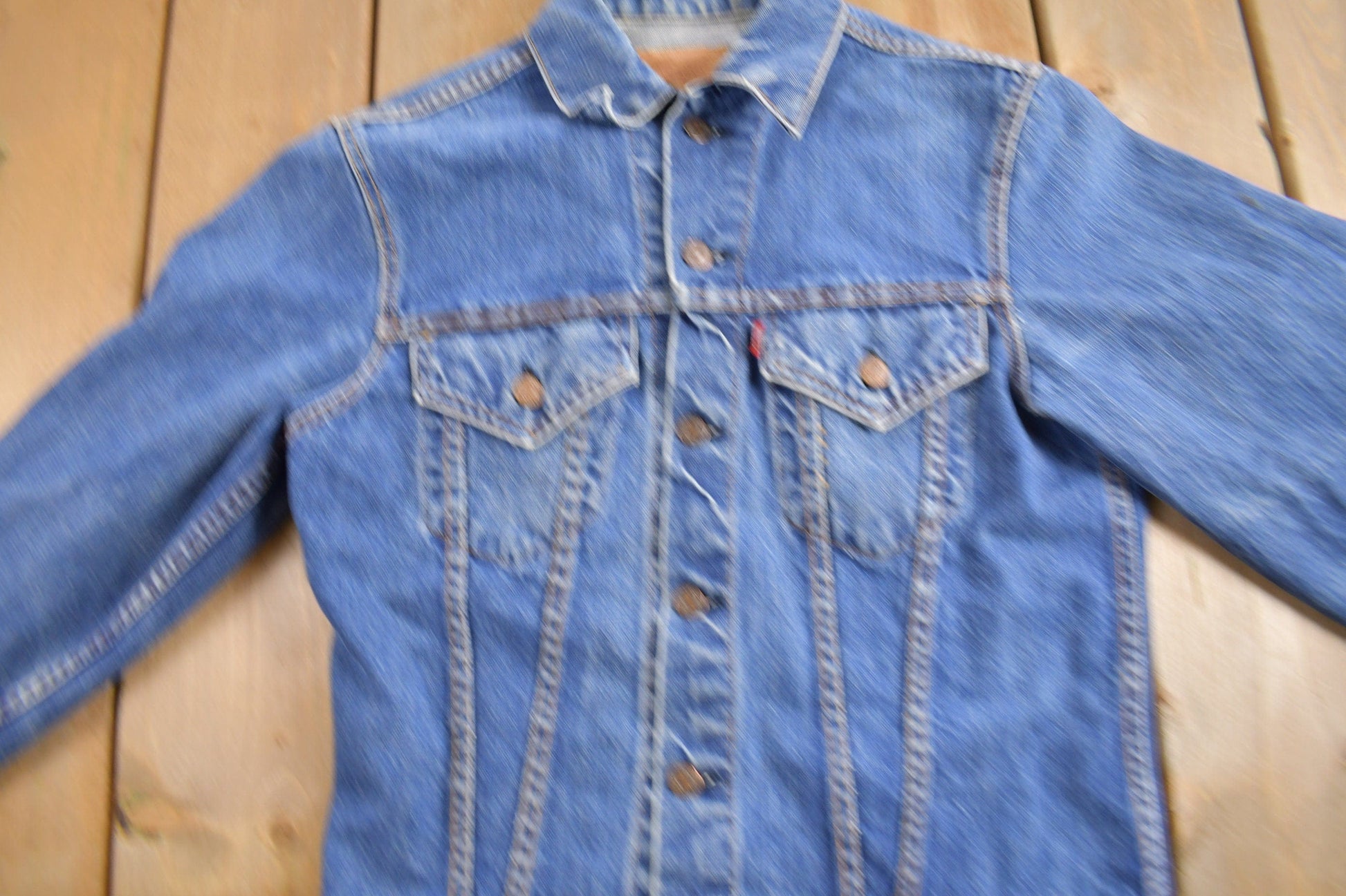 Vintage 1960s Levi���s Big E Denim Jean Jacket from propervintagecanada