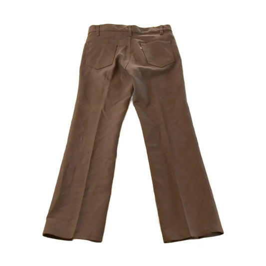 Vintage 1960s Levi's Slacks: Men's Brown Flare Pants, 32x30 Made in USA from propervintagecanada