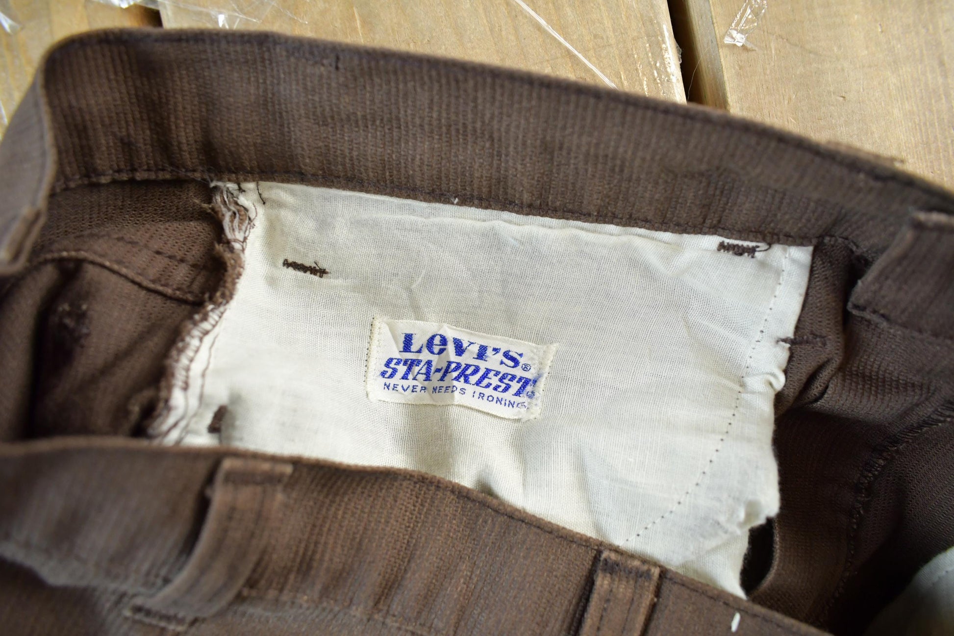 Vintage 1960s Levi's Sta-Prest Slacks Trousers Men's 30 x 29 from propervintagecanada