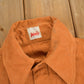 Vintage 1960s Male Burnt Orange Shacket Button Up Women's S from propervintagecanada