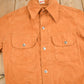 Vintage 1960s Male Burnt Orange Shacket Button Up Women's S from propervintagecanada