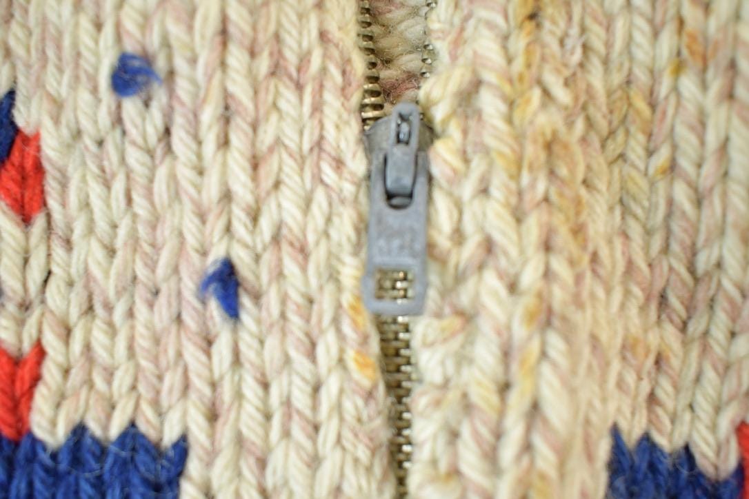 Vintage 1960s Marching Band Wool Knit Full Zip Sweater Youth S from propervintagecanada