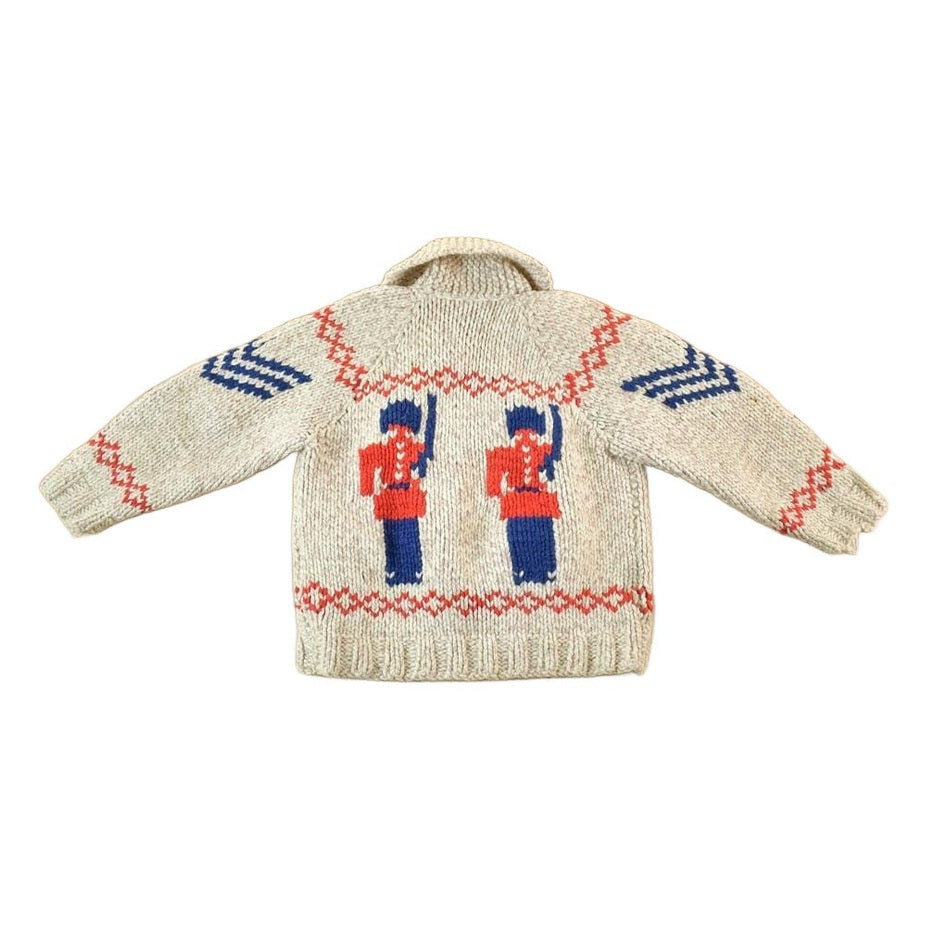 Vintage 1960s Marching Band Wool Knit Full Zip Sweater Youth S from propervintagecanada