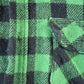 Vintage 1960s Melton Plaid Button Up Shirt Mens L from propervintagecanada
