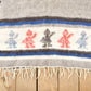 Vintage 1960s Mexican Rug Knit Poncho from propervintagecanada