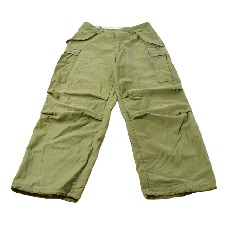 Vintage 1960s Military Army Cargo Field Trousers Olive Drab Pants Men's 32 x 28 from propervintagecanada