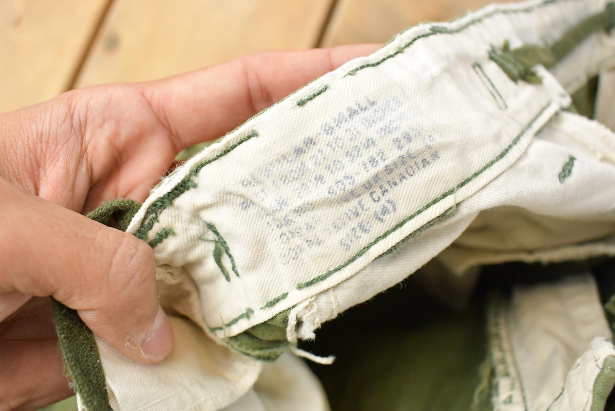 Vintage 1960s Military Army Cargo Field Trousers Olive Drab Pants Men's 32 x 28 from propervintagecanada