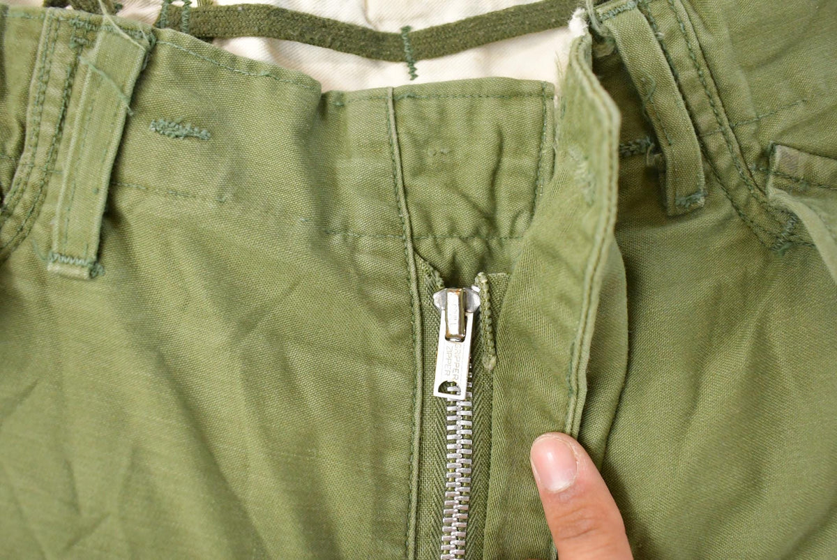 Vintage 1960s Military Army Cargo Field Trousers Olive Drab Pants Men's 32 x 28 from propervintagecanada