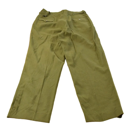 Vintage 1960s Military Army Cargo Field Trousers Olive Drab Pants Men's 35 x 31 from propervintagecanada