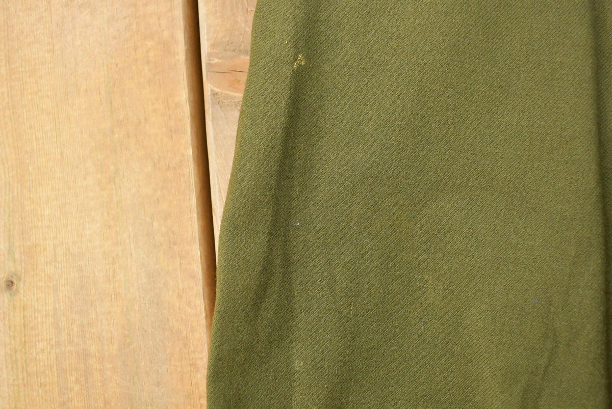 Vintage 1960s Military Army Cargo Field Trousers Olive Drab Pants Men's 35 x 31 from propervintagecanada