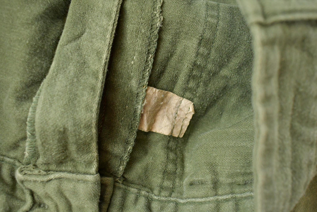 Vintage 1960s Military OG-107 Sateen Fatigue Pants Men's 34 x 27 from propervintagecanada