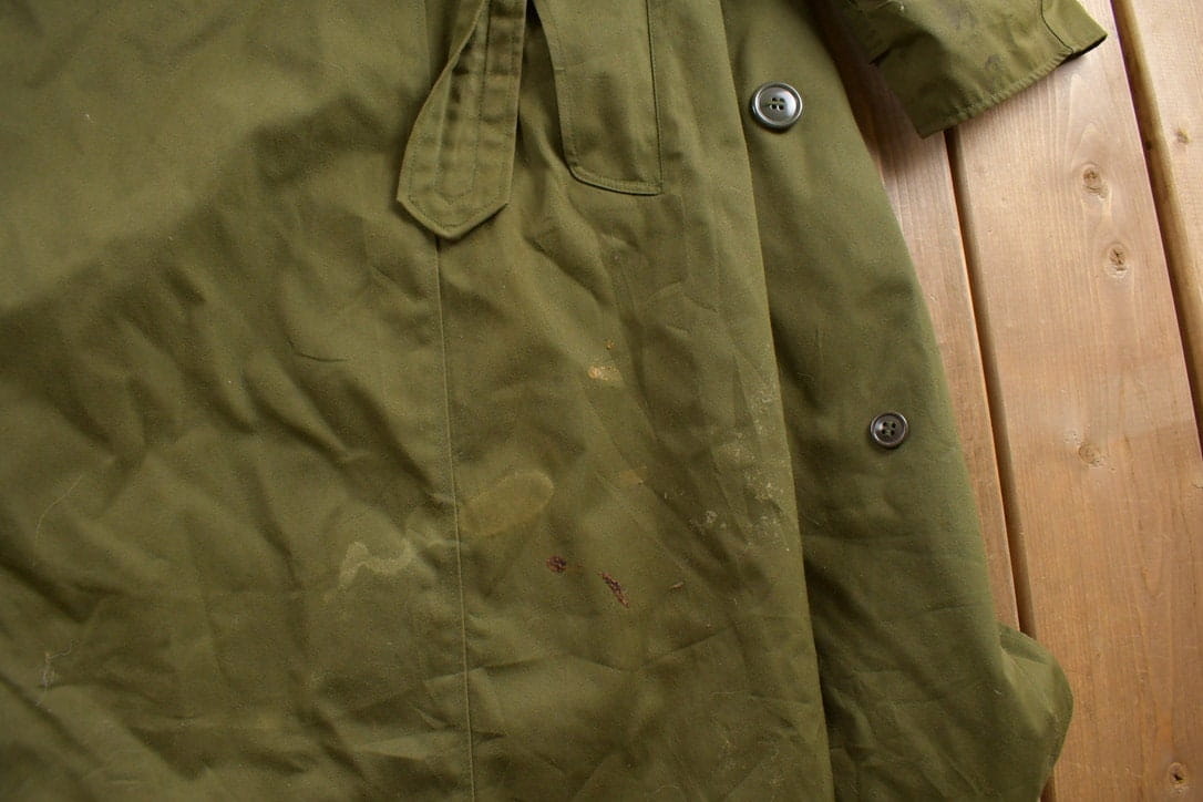 Vintage 1960s Military Overcoat from propervintagecanada