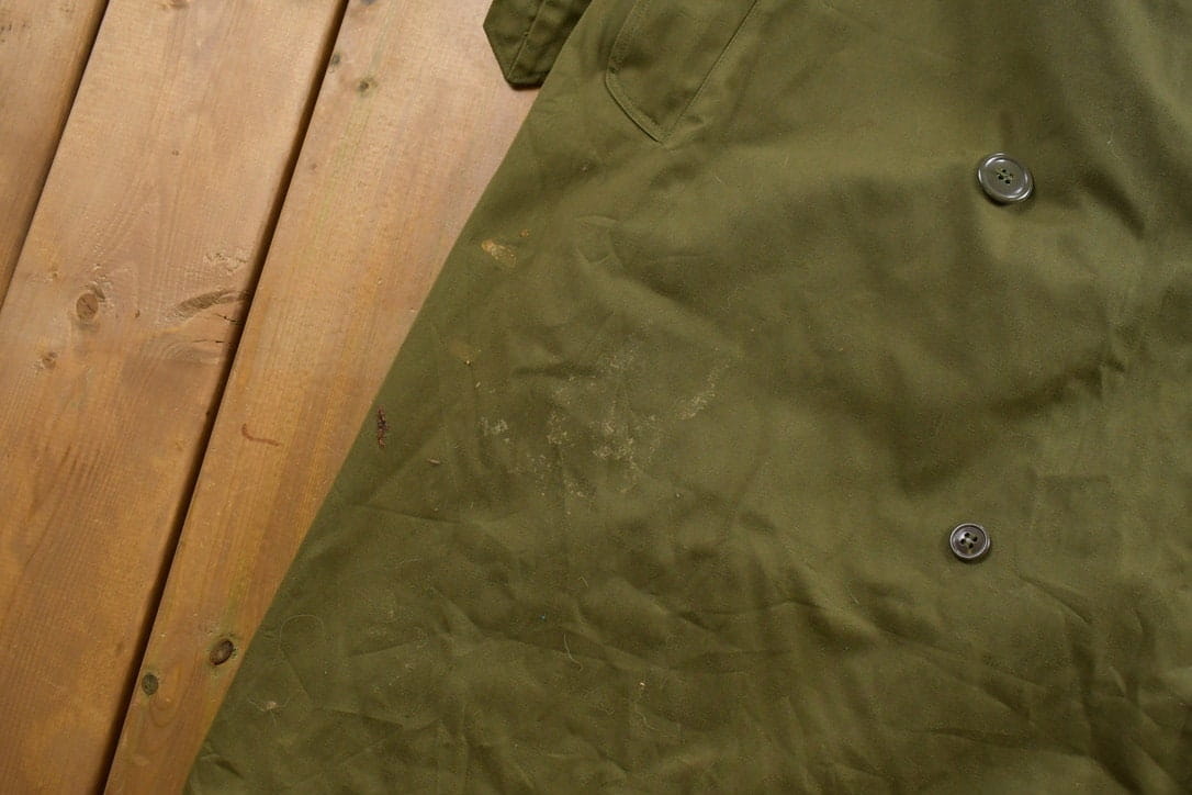 Vintage 1960s Military Overcoat from propervintagecanada