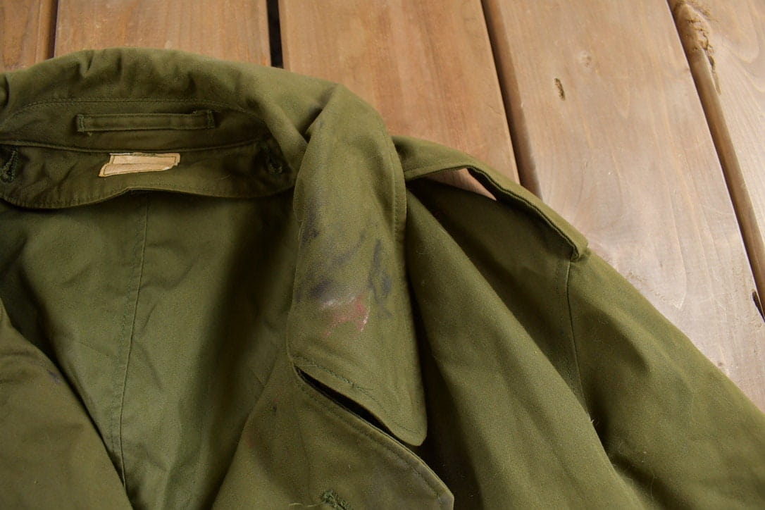 Vintage 1960s Military Overcoat from propervintagecanada