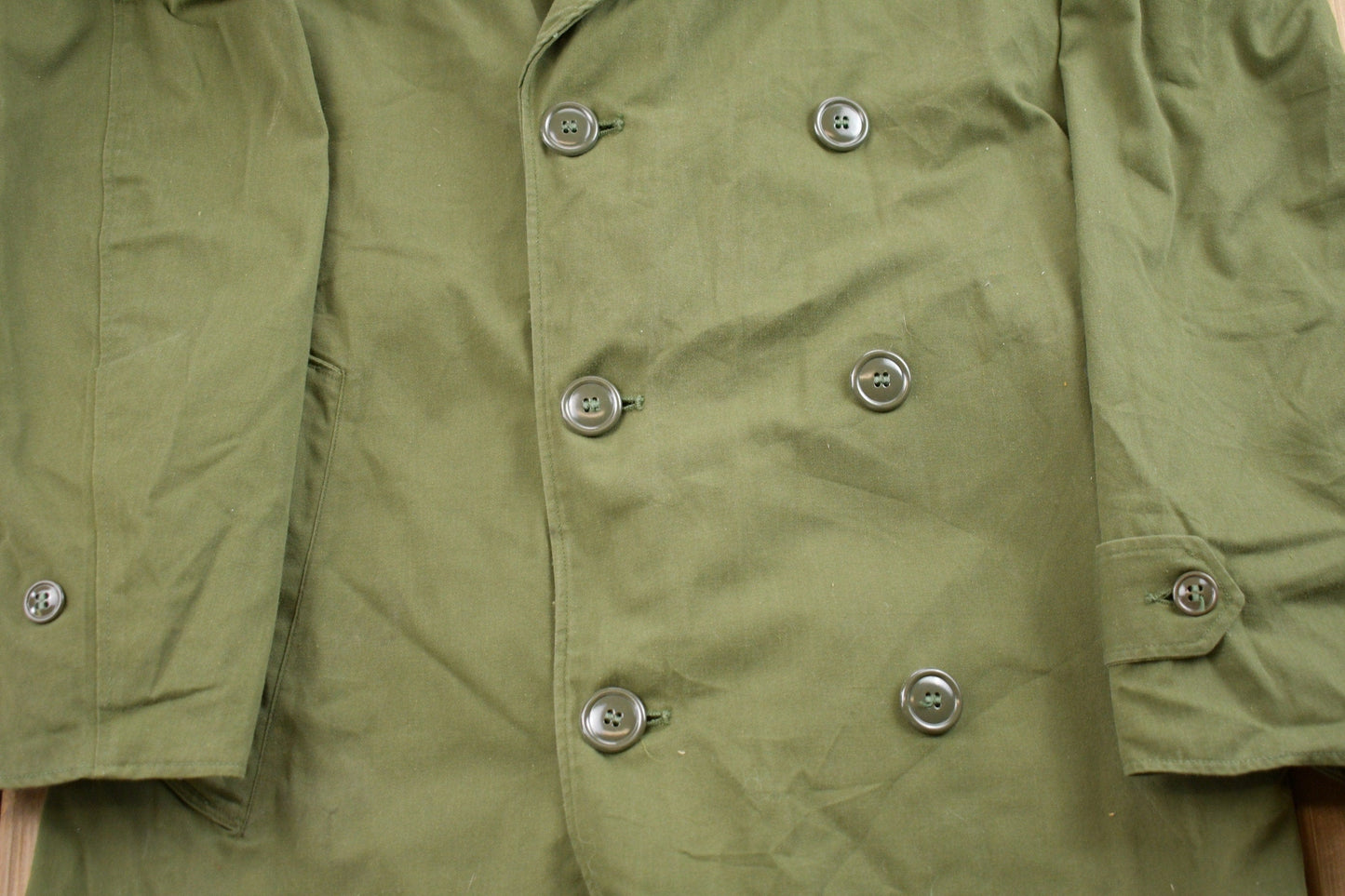 Vintage 1960s Military Parka Overcoat Men's Small from propervintagecanada
