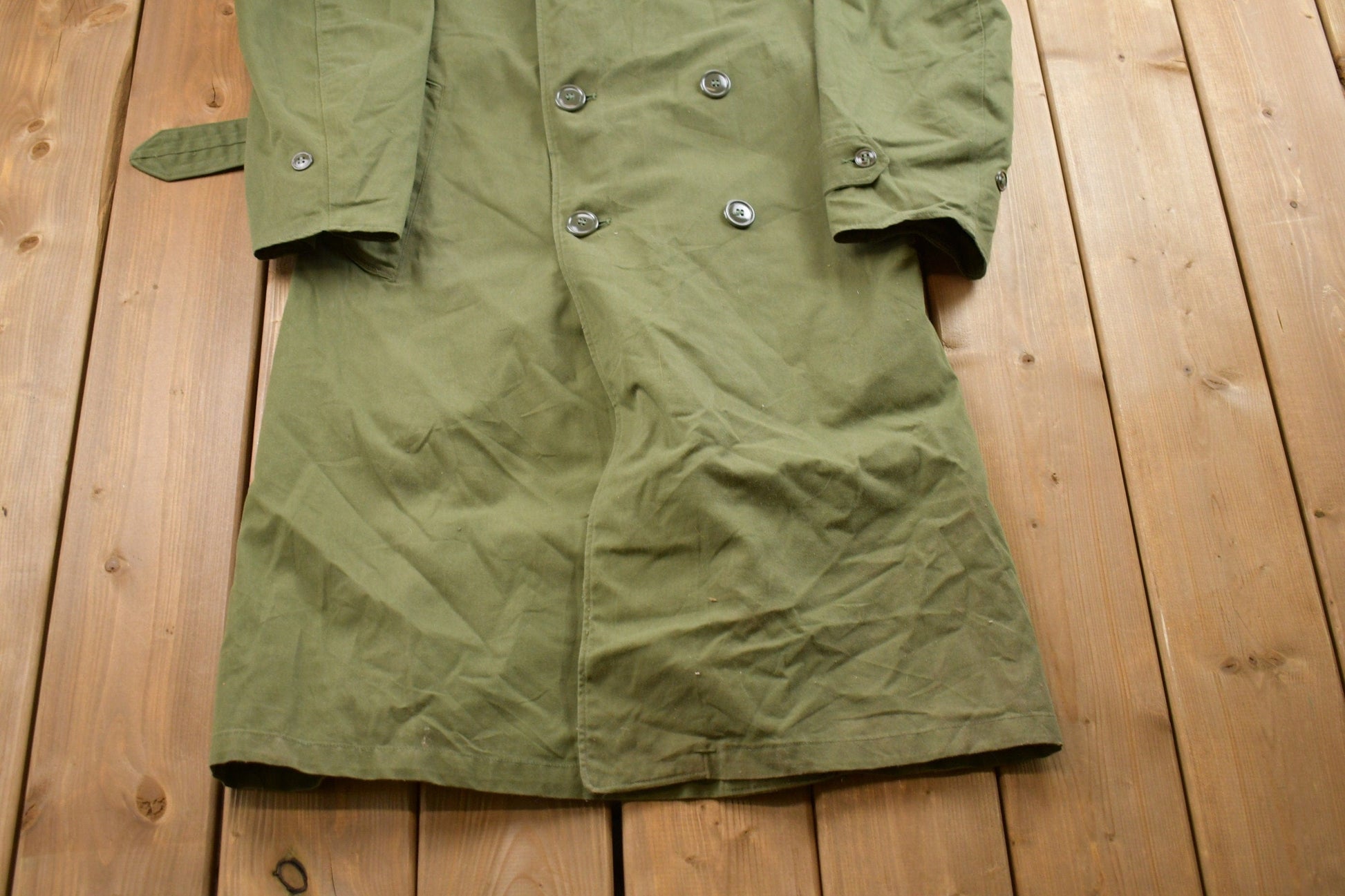 Vintage 1960s Military Parka Overcoat Men's Small from propervintagecanada