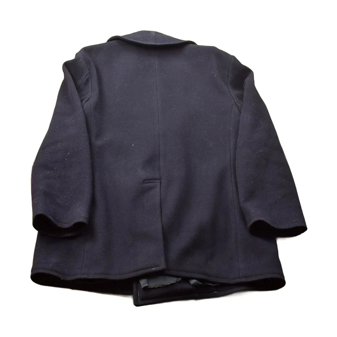 Vintage 1960s Military Wool Pea Coat from propervintagecanada