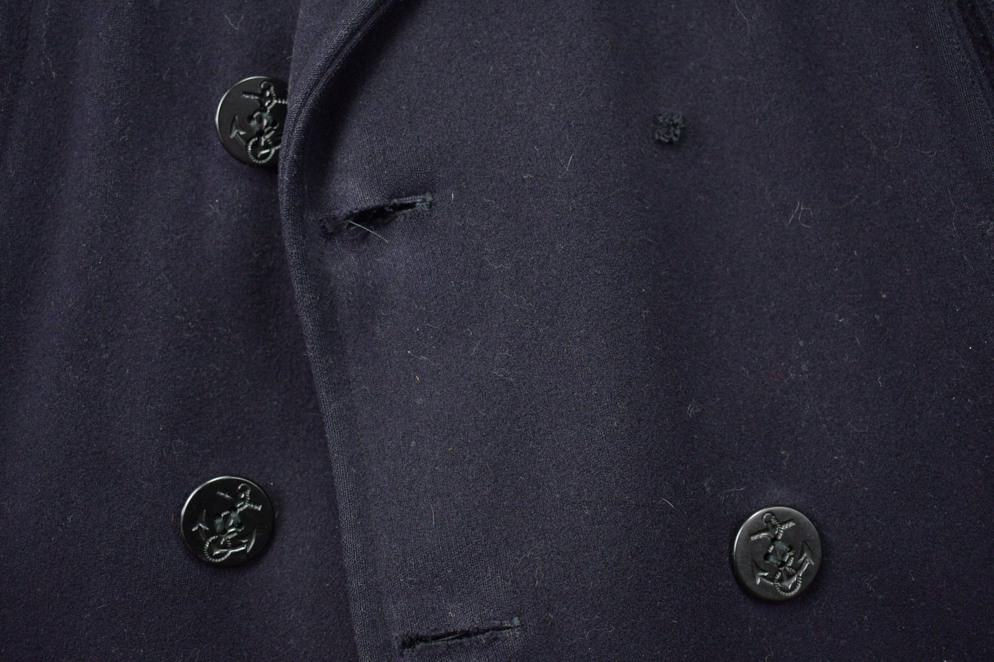 Vintage 1960s Military Wool Pea Coat from propervintagecanada