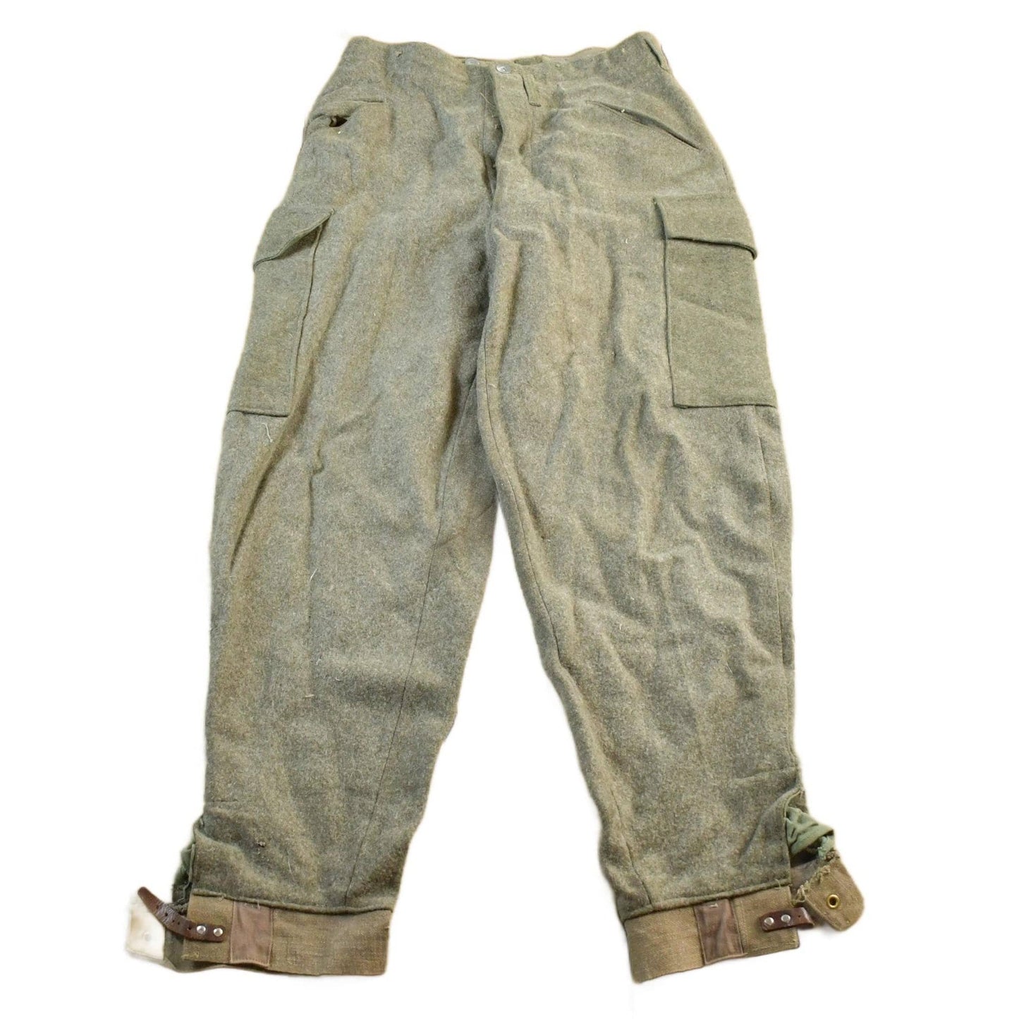Vintage 1960s Military Wool Trousers Men's 30 x 29 from propervintagecanada