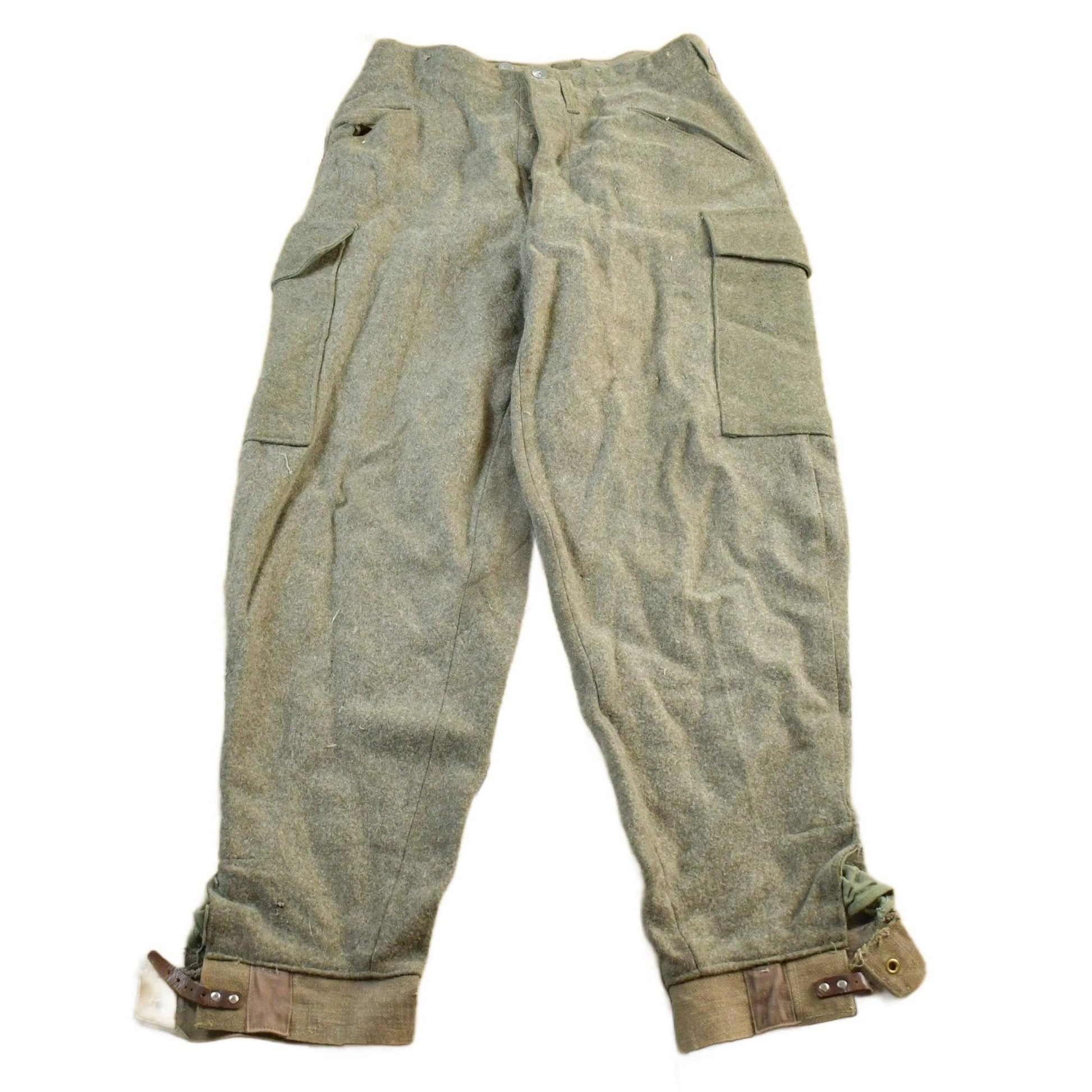 Vintage 1960s Military Wool Trousers Men's 30 x 29 from propervintagecanada