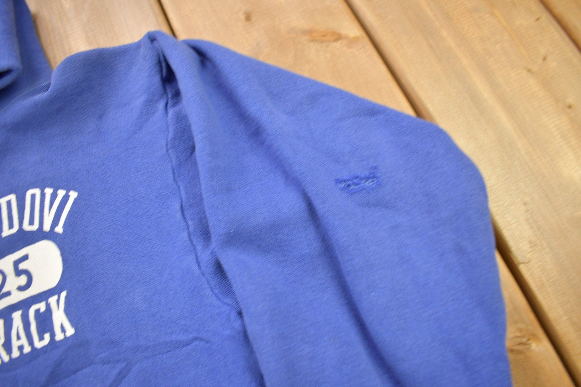 Vintage 1960s Mondovi Track Graphic Hoodie Men's S from propervintagecanada