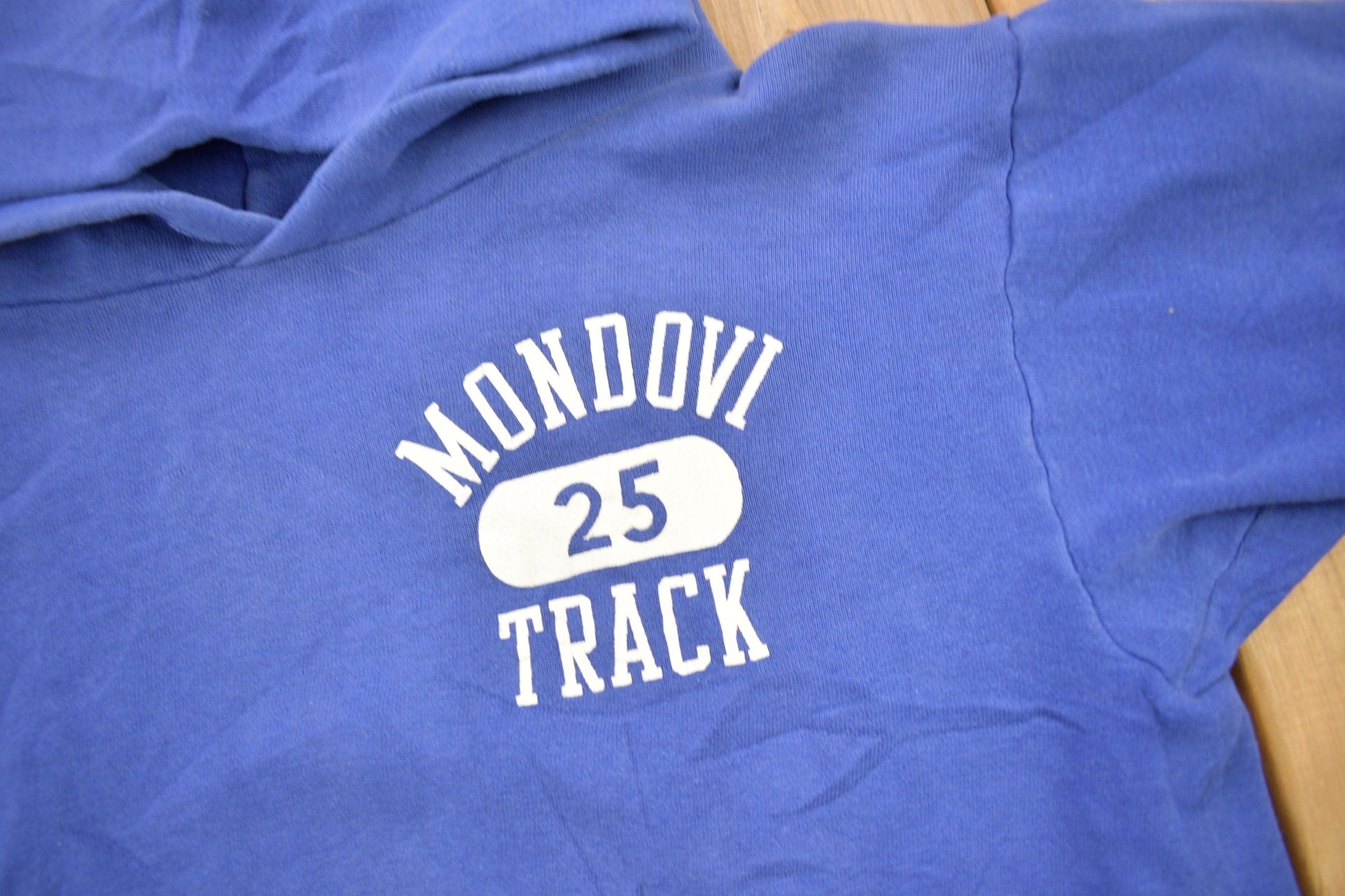 Vintage 1960s Mondovi Track Graphic Hoodie Men's S from propervintagecanada