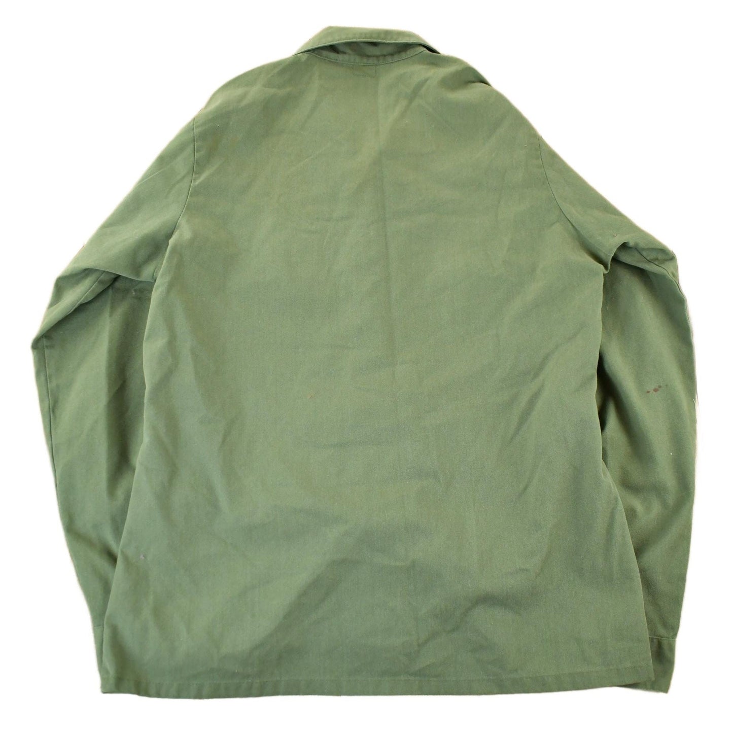 Vintage 1960s OG-107 Military Sateen Shirt Men's Large from propervintagecanada